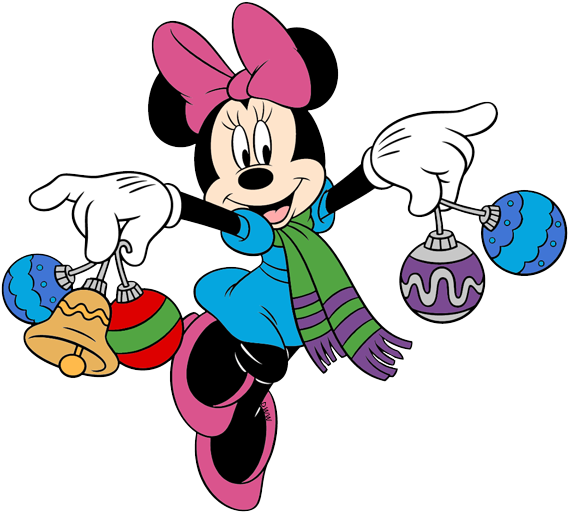 Face Minnie Mouse Ornaments - Colored Picture Of Minnie Mouse (574x518), Png Download