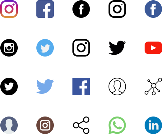 Social Media Icon Vector Png - Facebook (580x496), Png Download