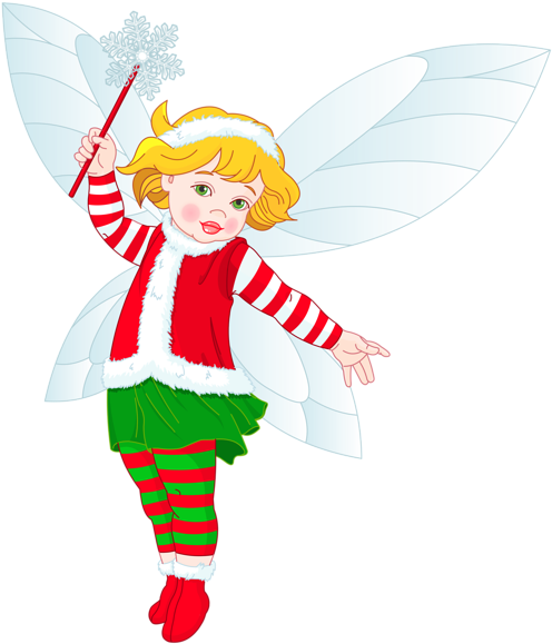 This Png Image - D Elfe De Noel De Fille (521x600), Png Download