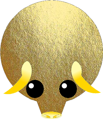 Golden-walrus - Png - Sheep (500x500), Png Download