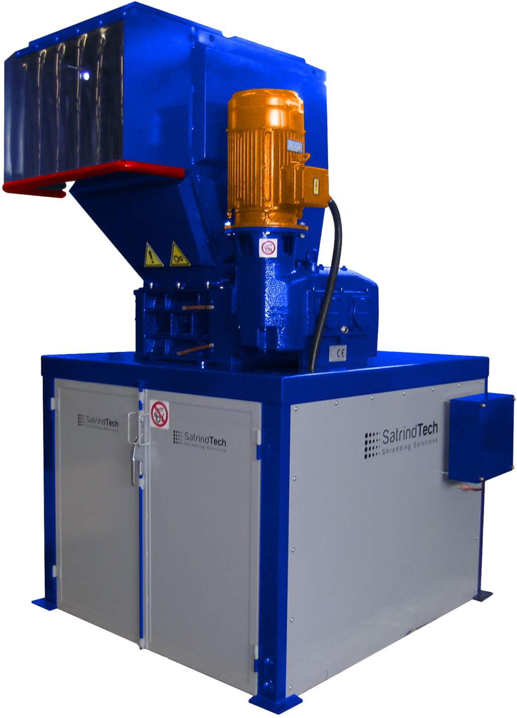 2 Shaft Industrial Shredder F 15 Hp Series Electric - Mill (2048x1536), Png Download