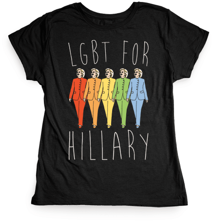 Lgbt For Hillary White Print Womens T-shirt - Harry Potter Shirts (484x484), Png Download