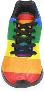Gay Pride Rainbow Flag Stripes Women's Running Shoes - Gay Pride (500x500), Png Download