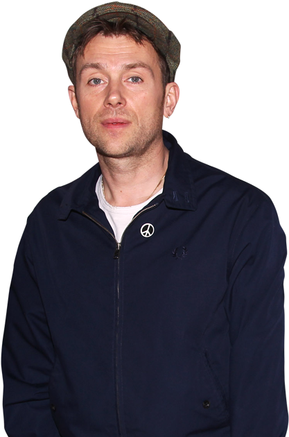 Damon Albarn On Blur S London Business People Walking - Damon Albarn Face Transparent (1200x630), Png Download
