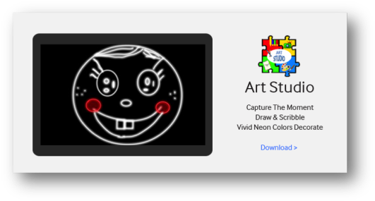 Art Studio Download Click > - Circle (540x293), Png Download