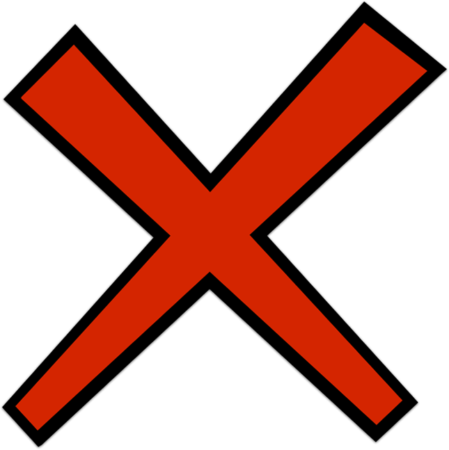 Section-fail - Delete Ico (645x647), Png Download