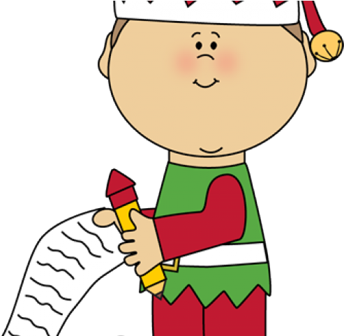 Elf Clipart Printable - List Christmas (640x480), Png Download