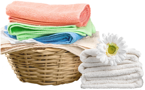 Towels Laundry Basket Folded Towels Png Full Size Png Download Seekpng