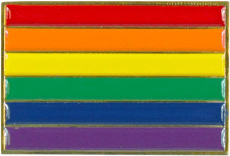 Pride Flag Enamel Pin (1024x1024), Png Download