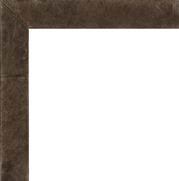 Distressed Leather Chocolate - Pl15040 Metal Corner Key (600x606), Png Download