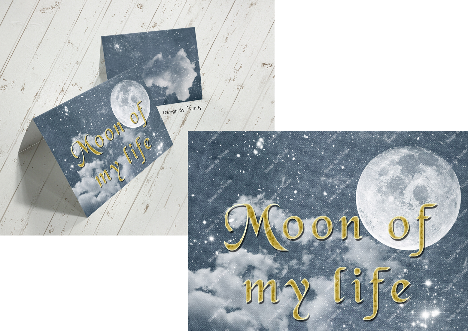 Moon Of My Life With Distressed Background - Moon (1600x1131), Png Download