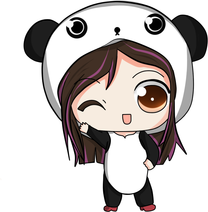 Panda Dibujo Tierno - Imagenes De Pandas Kawaii (800x800), Png Download