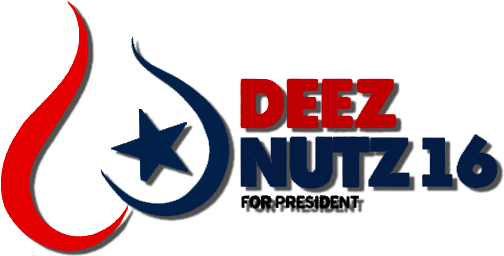 The Only Candidate That Doesn't Fucking Suck, Deez - Deez Nuts (881x411), Png Download