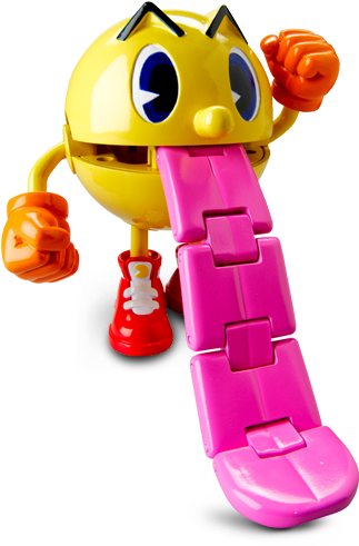 Pac Man Action Figures (425x565), Png Download