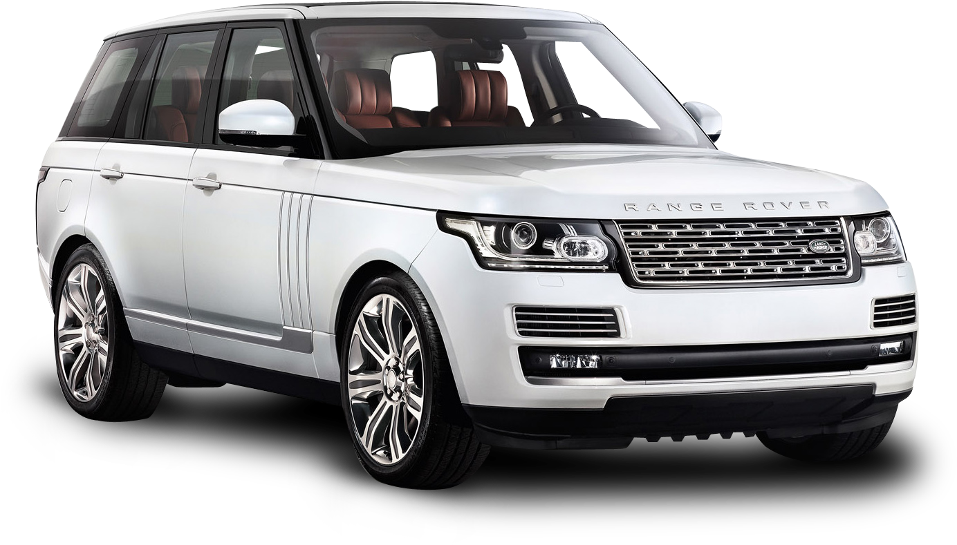 White Range Rover Car Png Image - Range Rover Car Png (1402x918), Png Download