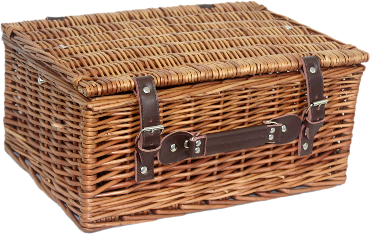 Wicker Hamper - Red Hamper 46cm Double Steamed Picnic Basket (1200x1200), Png Download