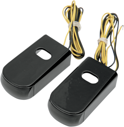 Alloy Art Sportster Strut Lights - Fender Strut Led Marker Lights (414x425), Png Download