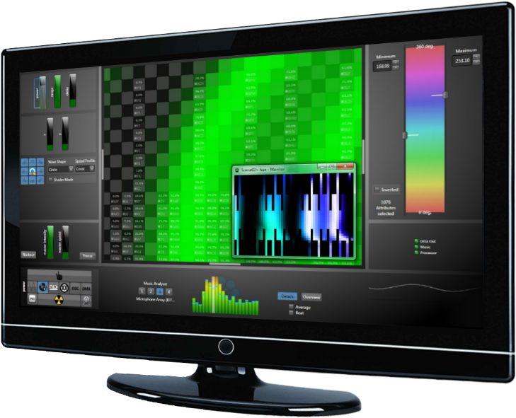 Lightjams Dmx Software User Interface - Dmx Software (805x594), Png Download