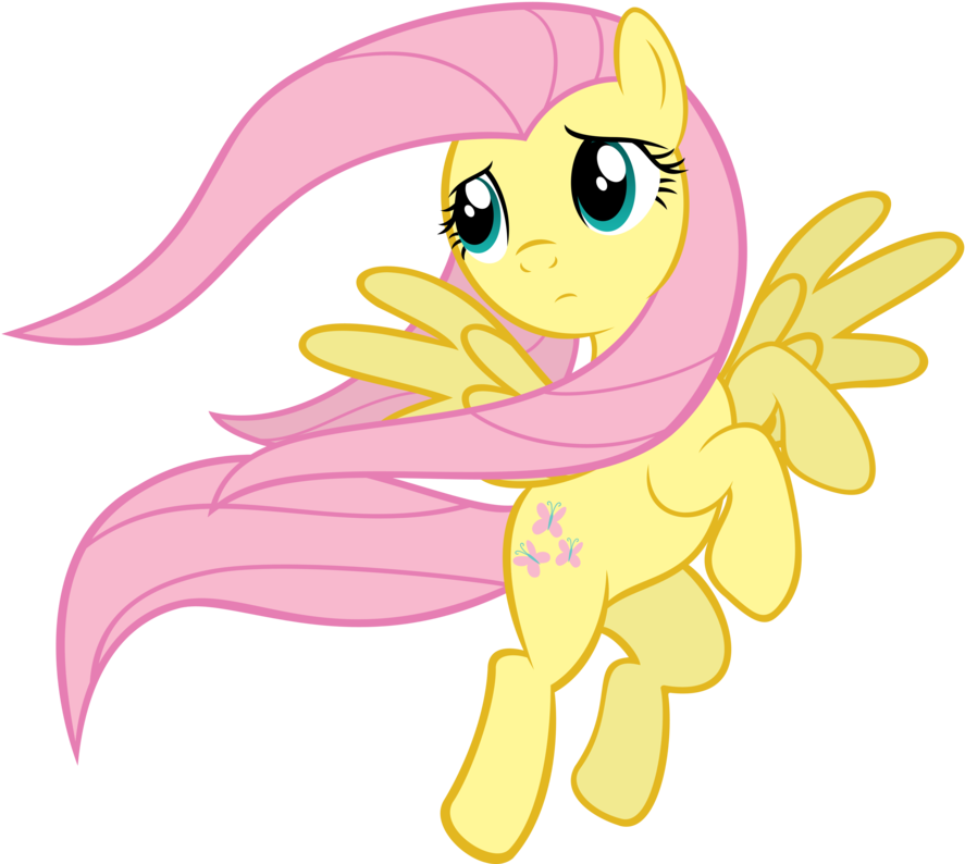 Fluttershy By Thenaro-d4uogss - Little Pony Gif Png (937x852), Png Download