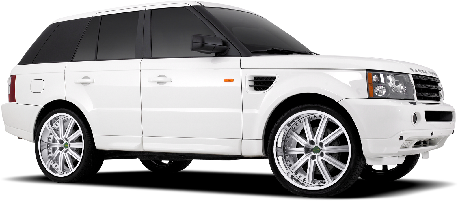 A Great Wordpress - White Range Rover White Wheels (1680x901), Png Download