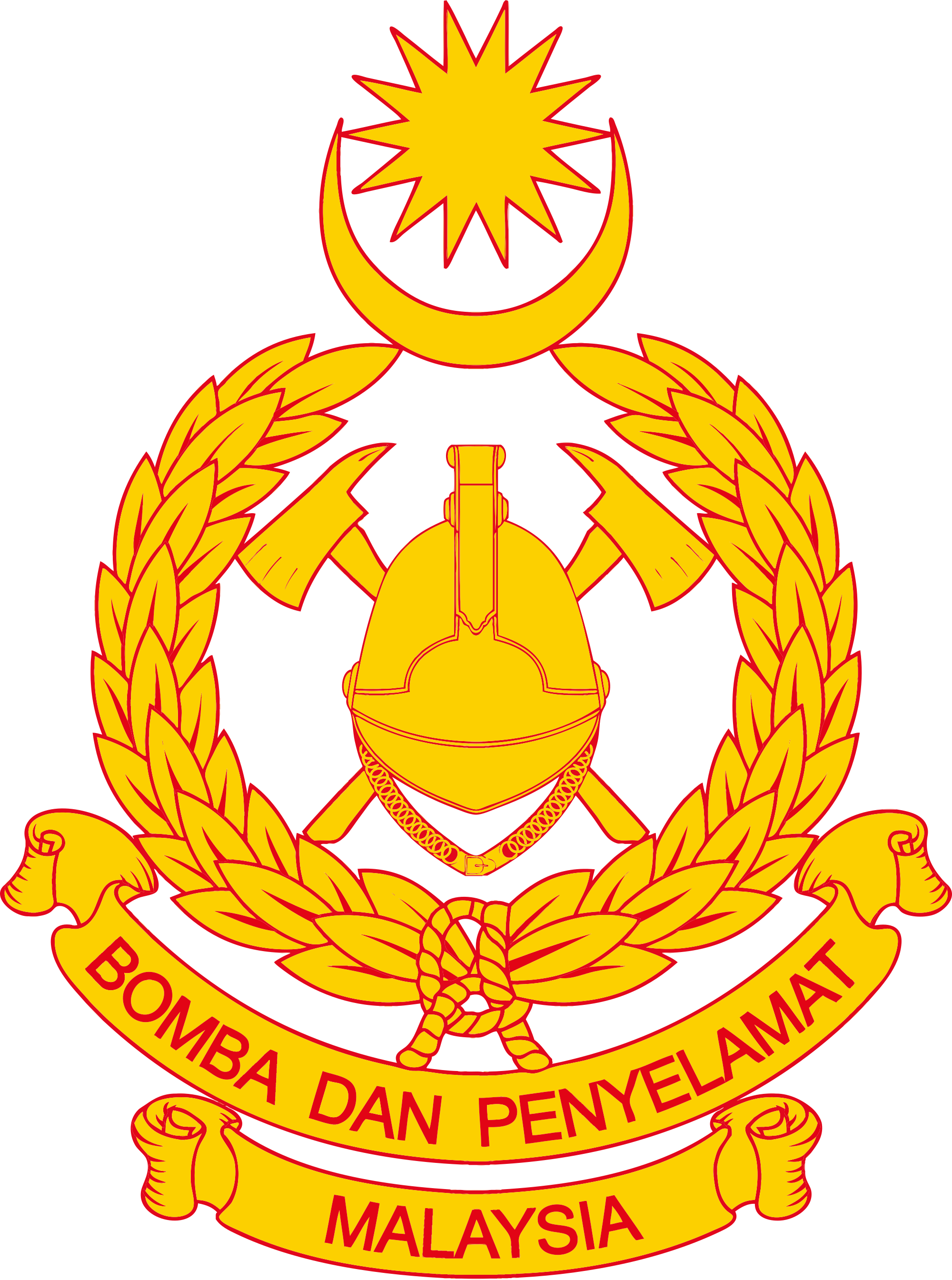 Jabatan Bomba Dan Penyelamat Malaysia Logo (1200x1613), Png Download