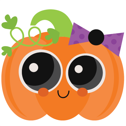 Cute Jack O Scrapbook Cut File Files - Cute Jack O Lantern Clipart (432x432), Png Download