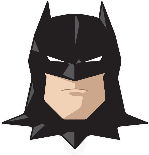 Transparent Sticker Batman - Sticker Batman Png (600x600), Png Download