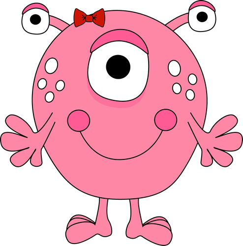 Girl Monster - Monster Clipart (494x500), Png Download
