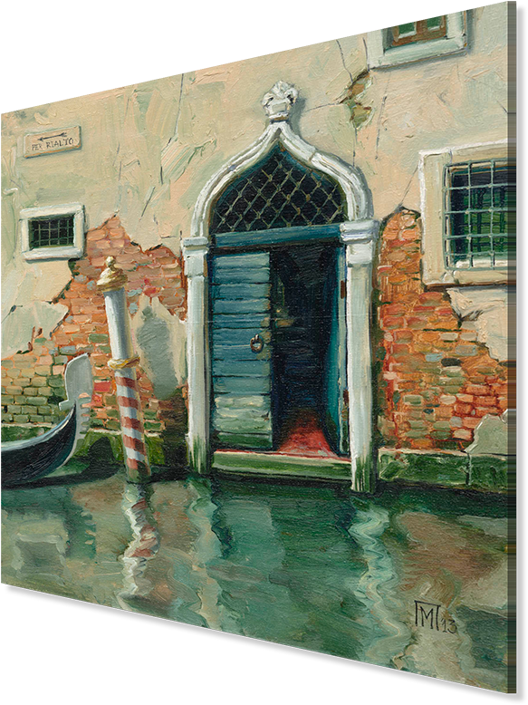 Final Product - Painting Venice Meeting Point (600x795), Png Download