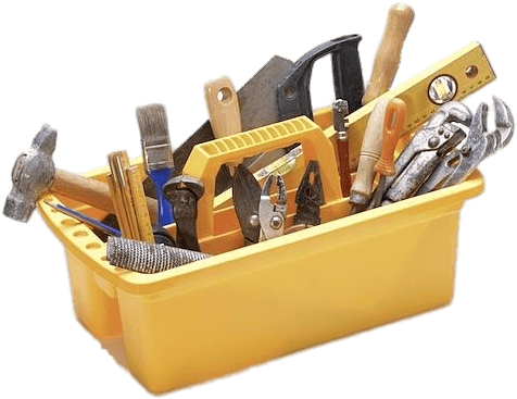 Tools In Yellow Holder - Faster, Cheaper, Better: Running A Successful Business (400x400), Png Download