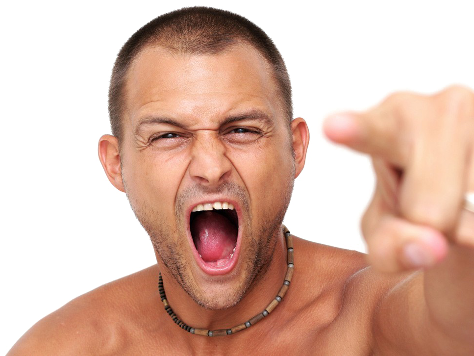 Angry Person Png Transparent Hd Photo - Angry Person Transparent (1034x725), Png Download