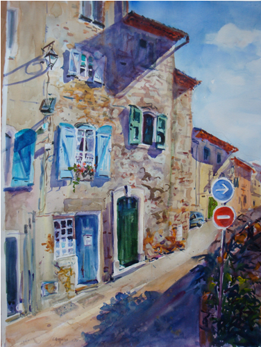 Copyright Waterloo Watercolor - Painting (500x500), Png Download