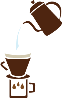 Drip11 - Coffee Dripper Illustration (400x357), Png Download
