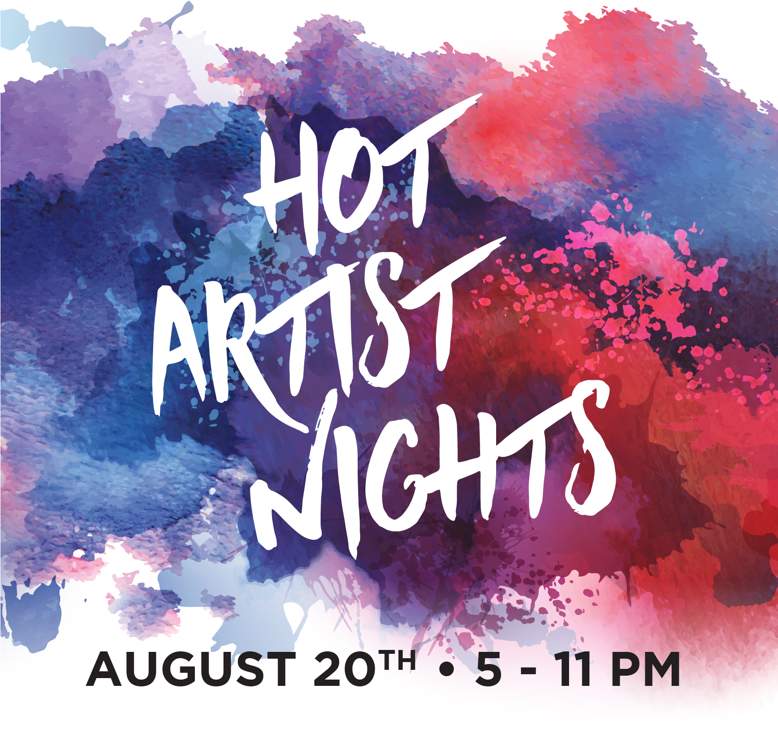 Hot Artist Nights - Calligraphy (1600x1600), Png Download