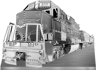 Picture Of Freight Train - Metal Earth: Freight Train Gift Box - Model Kit (400x400), Png Download
