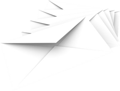 White Envelope Png - White Envelopes Png (400x305), Png Download