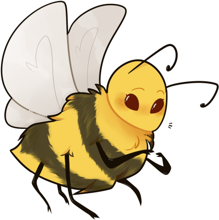 Insect Png - Aesthetic Bee Png (500x472), Png Download