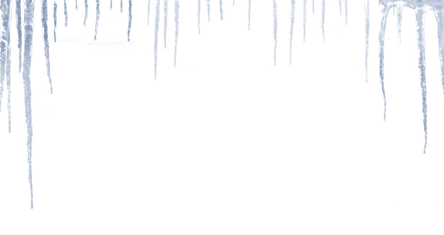Icicles Transparent - Transparent Icicle (900x476), Png Download