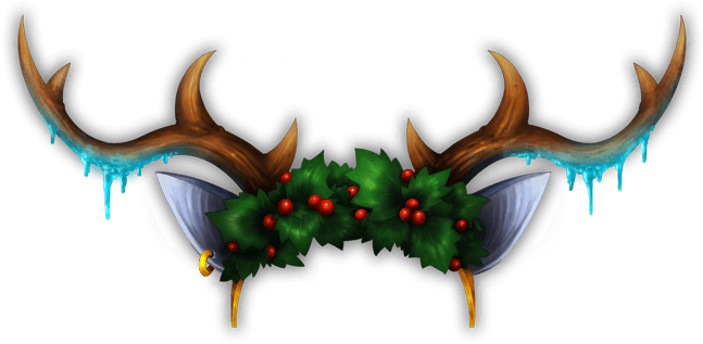 Helm Xmas16 Horns - Reindeer (778x706), Png Download