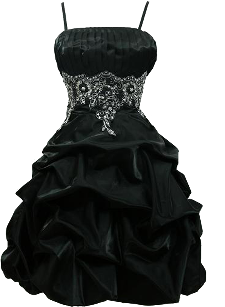 Dress Png Free Download - Black Dress Png (900x1199), Png Download