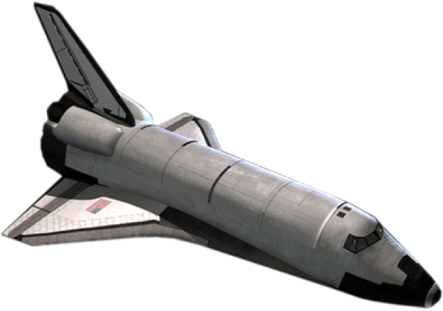 Space Shuttle Top View - Nasa Space Shuttle Png (400x400), Png Download