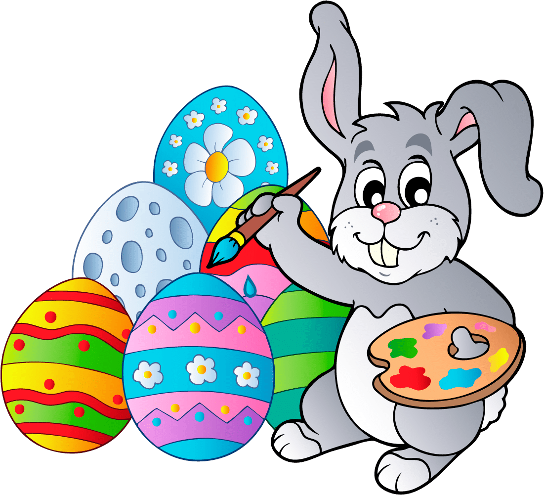 Easter Bunny Clipart Png - Clipart Easter (600x548), Png Download