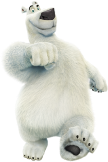 Polar Bear Png - Norm Of The North (392x600), Png Download