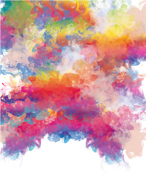 Color Smoke Png 3d (480x672), Png Download