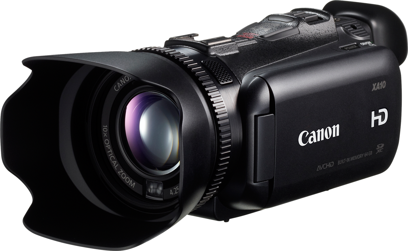 Digital Video Camera Transparent Png - Canon Legria Hf R106 (1300x799), Png Download