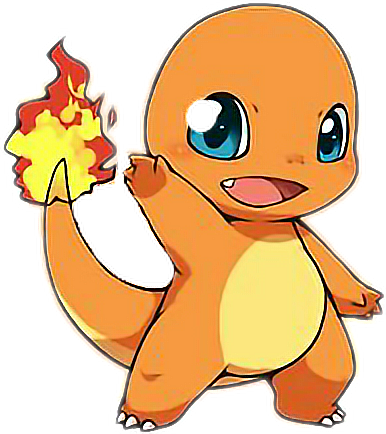 Kawaii Pokemon Charmander Remixit - Cute Charmander (386x434), Png Download