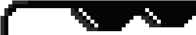 Mlg Glasses - Glasses (536x224), Png Download