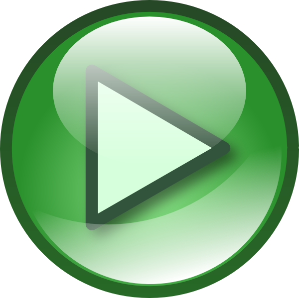 Audio Clipart Pause Button - Play Button Gif Png (600x599), Png Download