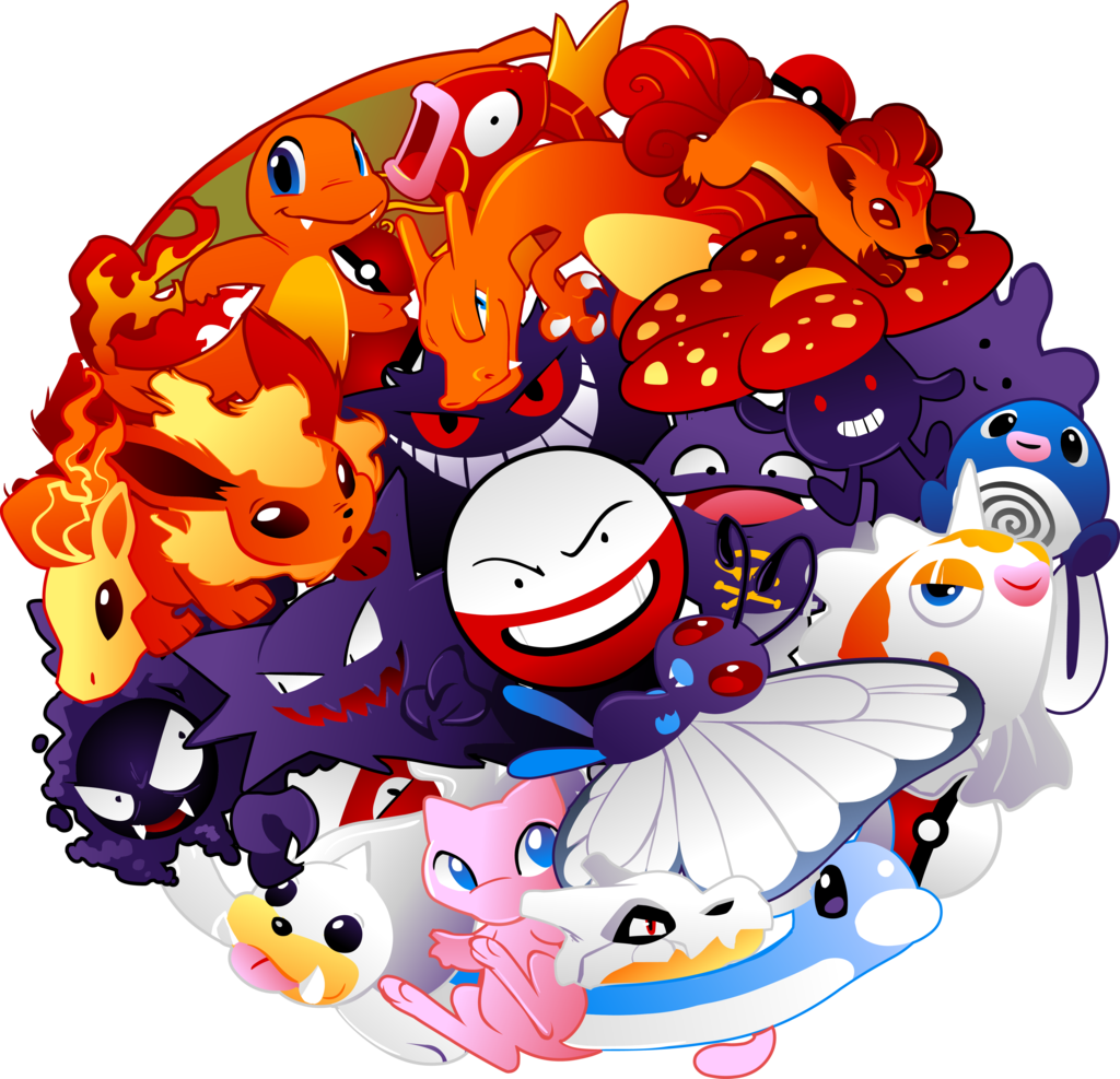 Ponyta, Flareon, Charmander, Magikarp, Charizard, Vulpix, - Pokemon Go, The Ultimate Strategy Guide, 1-40 Leveling (1024x987), Png Download