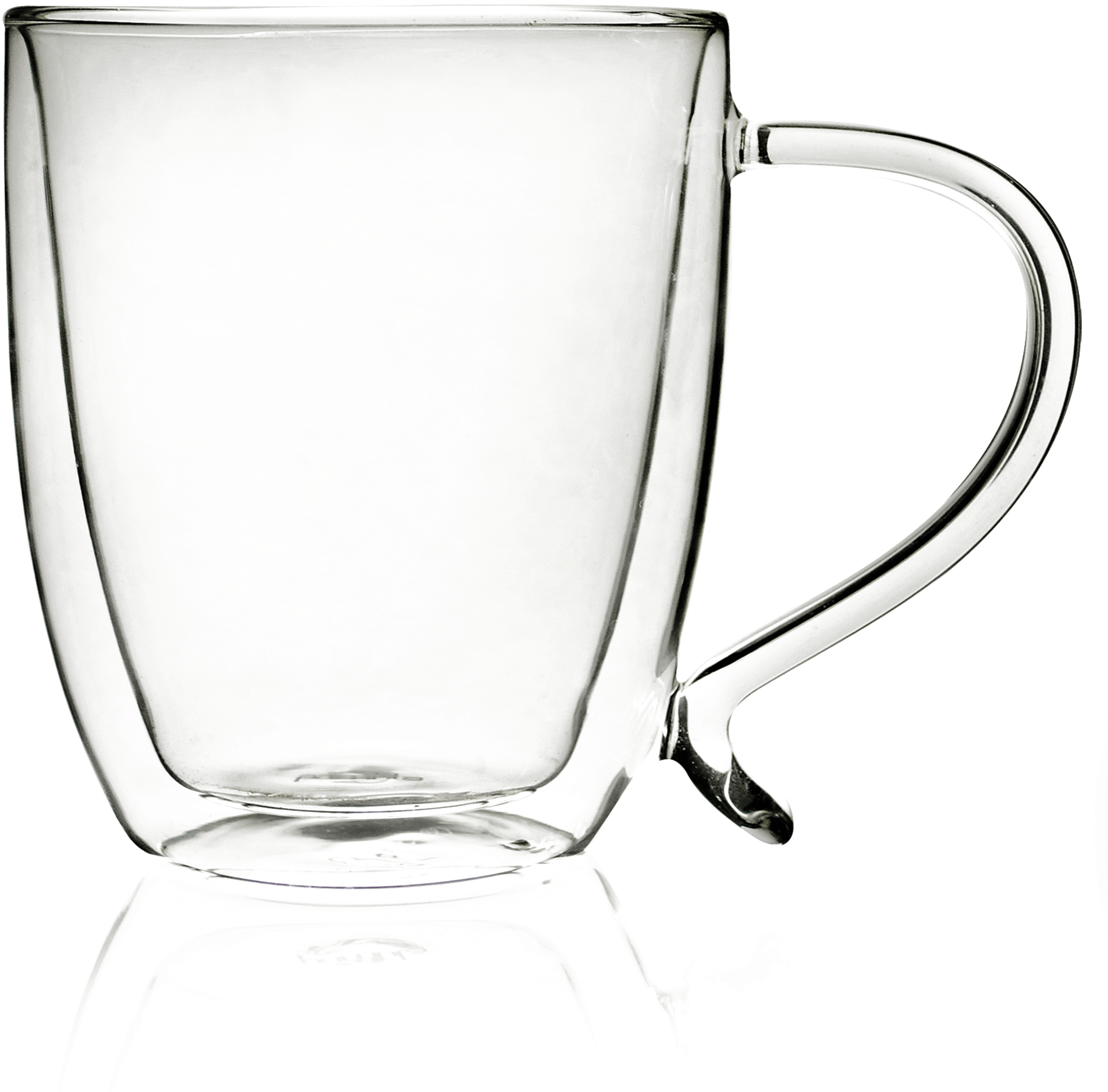 Double Wall Borosilicate Glass Coffee Primula - Glass Mug Png (2400x2400), Png Download